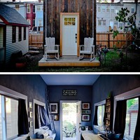 Rumah di Washington DC, Amerika Serikat ini terinspirasi dari bentuk korek api. Meski sungguh mungil seperti kotak korek api, bagian dalam rumah tetap bisa memiliki banyak fungsi mulai dari untuk makan, memasak dan tidur. Foto: dok. jayaustin