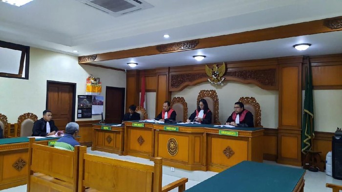 DOK. Humas PN Gianyar/ Sidang vonis penganiaya anjing hingga mati di PN Gianyar Bali