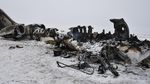 Potret Pesawat Jatuh dan Terbakar yang Diklaim Taliban Milik AS