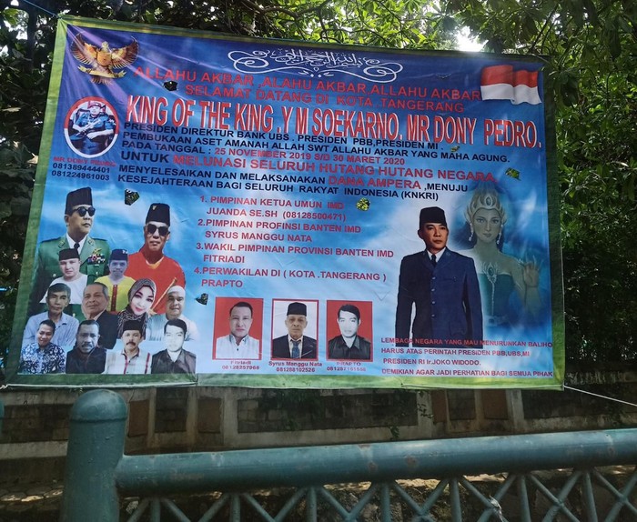 Muncul King of The King di Tangerang, Klaim Mau Lunasi Utang Negara