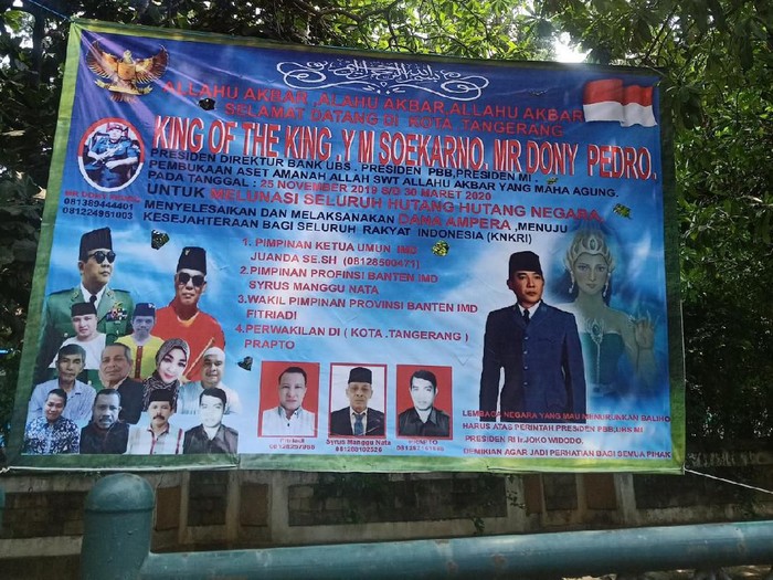 Muncul King of The King di Tangerang, Klaim Mau Lunasi Utang Negara