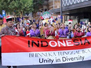 Parade Indonesia Raih Penghargaan Paling Kreatif di Australia Day Adelaide