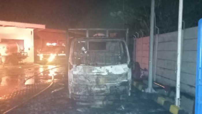 Kebakaran di PT Semar Gemilang, Kabupaten Bekasi
