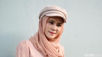 Angel Lelga saat ditemui di studio Trans TV, Kapten Tendean, Jakarta Selatan pada Senin (27/1). Pool/Noel/detikFoto.