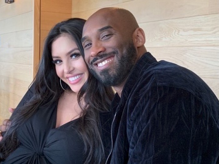 Kobe Bryant dan istrinya.