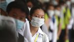 Cegah Virus Corona, Siswa Sekolah di Kamboja Pakai Masker