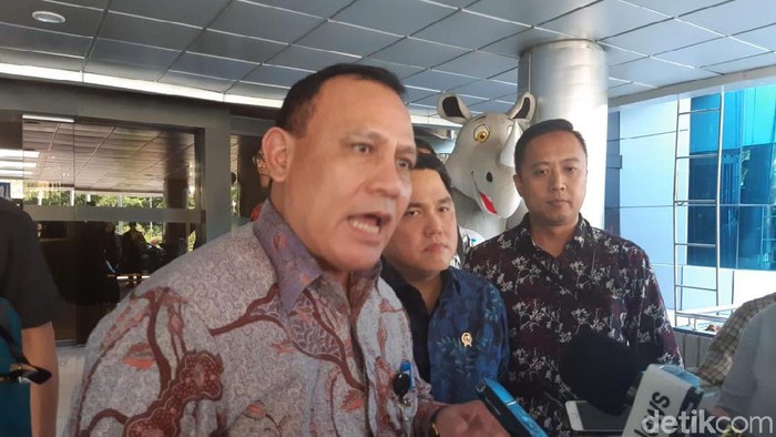 Ketua KPK Firli Bahuri Temui Menteri BUMN Erick Thohir