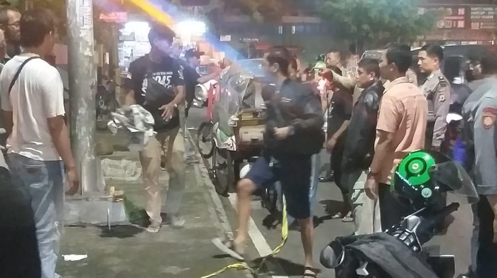 Lokasi kejadian tukang becak tewas mendadak di Kota Yogya, Selasa (28/1/2020).