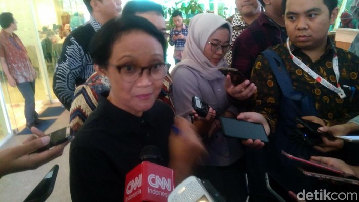 Menlu Retno Marsudi (Yogi Ernes/detikcom)