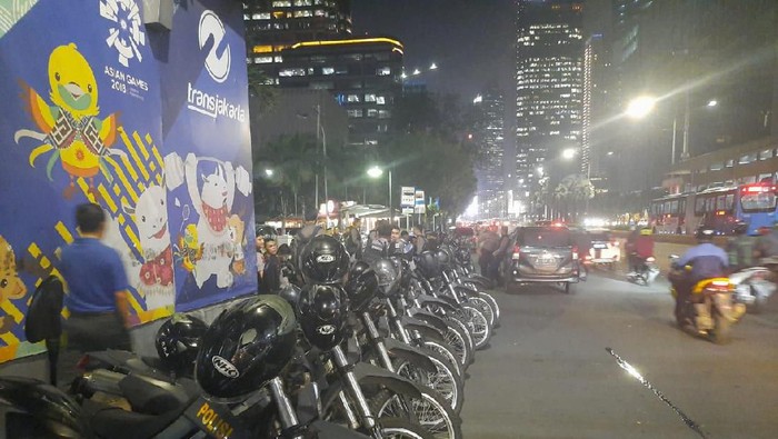 Polisi berjaga di Sarinah antisipasi massa demo