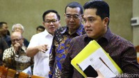 Erick dipanggil untuk membahas penyelesaian sengkarut PT Asuransi Jiwasraya (Persero).