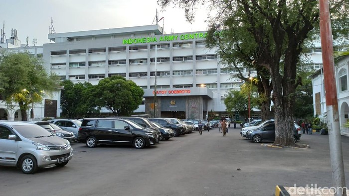 suasana RSPAD Gatot Soebroto yang diisukan merawat suspek virus corona