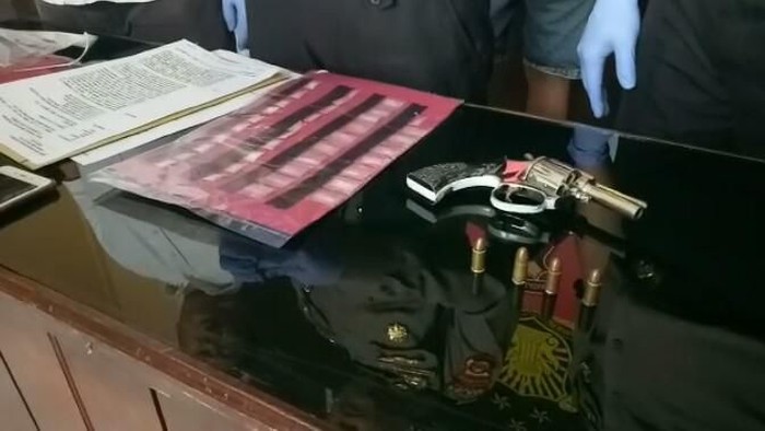 38 paket sabu dan senpi rakitan disita Polres Lahat dari bandar narkoba berinisial AN (Dok. Istimewa)