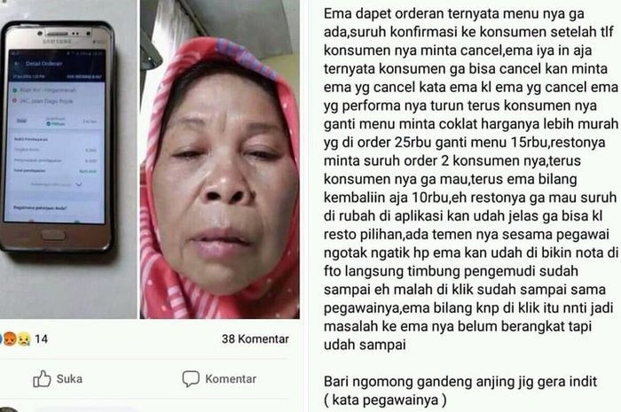 perlakuan tidak menyenangkan kepada driver ojol