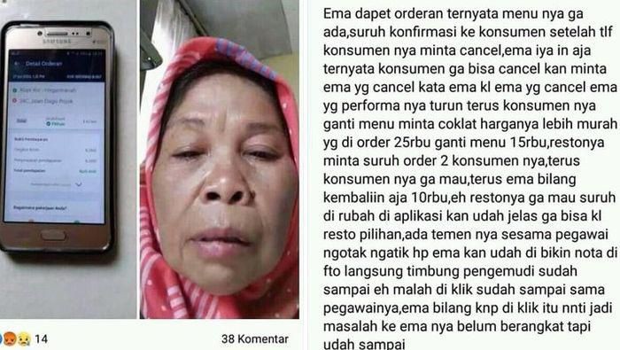 perlakuan tidak menyenangkan kepada driver ojol