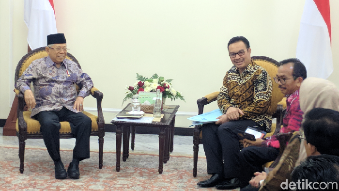BKKBN bertemu Wapres Maruf Amin Jefrie Nandy Satria/detikcom)