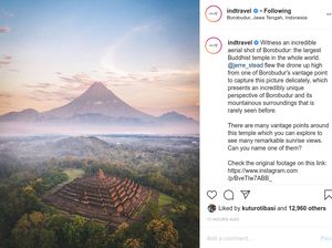 Tetap Pasang Foto Gunung Lancip Borobudur, Kemenparekraf?
