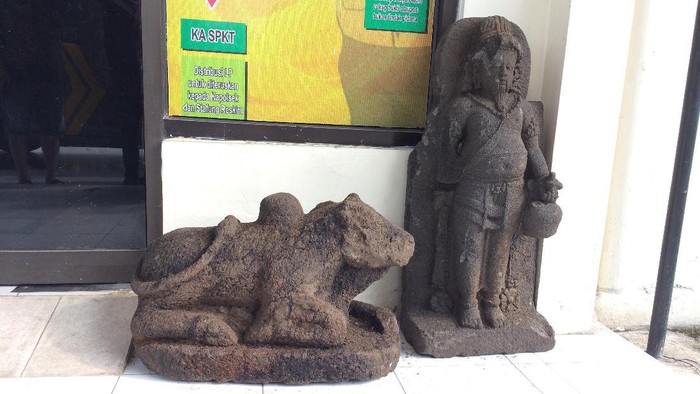 2 arca yang ditemukan di Widodomartani, Sleman