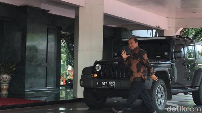 Sejumlah Sekjen Parpol merapat ke Kemendagri untuk bertemu Mendagri Tito (Foto: Dwi Andayani/detikcom)