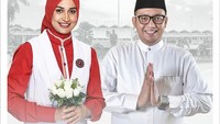 Pasangan Faida dan Vian pun sudah mulai memperkenalkan diri. Lewat poster yang tersebar di Jember, keduanya berharap lebih dikenal masyarakat. Tapi di samping itu, Vian juga termasuk sosok muda yang berahaja.  Foto: instagram @kerabatvian