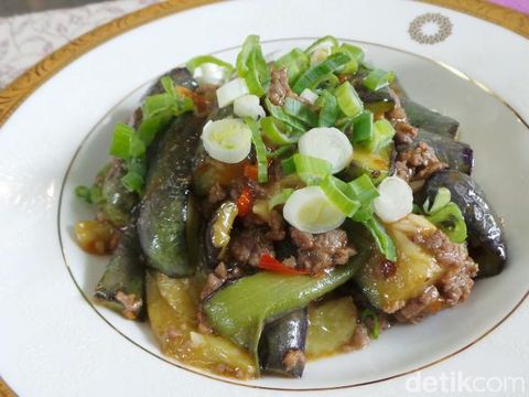 braised eggplant in szechuan style