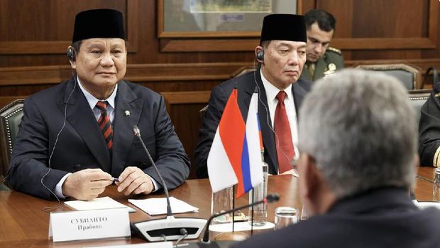 Menteri Pertahanan Republik Indonesia Letnan Jenderal TNI (Purn) Prabowo Subianto melakukan kunjungan kerja ke Rusia, Selasa (28/1/2020) waktu setempat. (Dokumentasi Kementerian Pertahanan Rusia)
