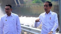 Jokowi mengungkapkan, terowongan ini diharapkan bisa menjadi sistem pengendali banjir di hulu sungai.
