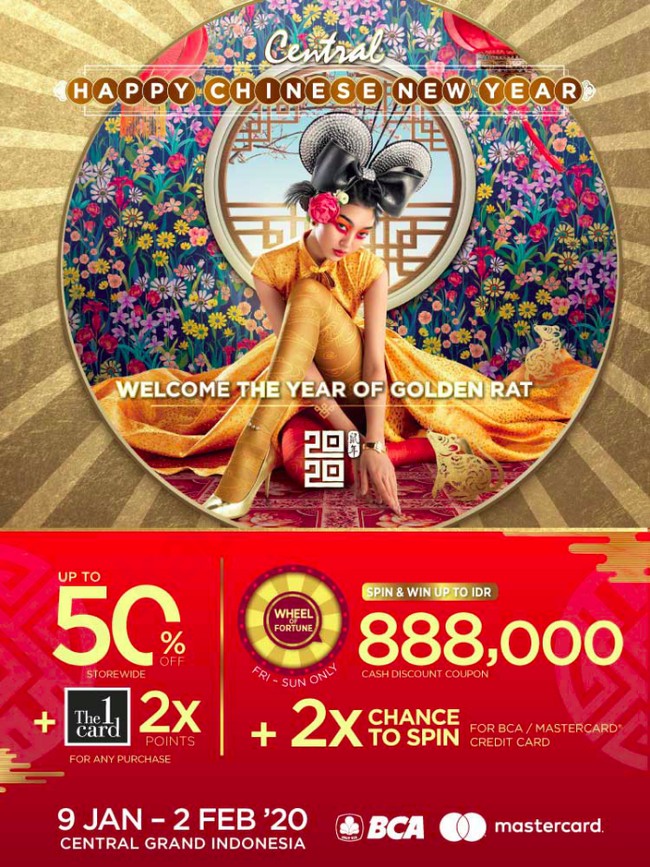 Ingin tampil lebih fresh dengan baju baru. Pilihannya yang didiskon bisa didapatkan di department store Central. Merayakan Imlek, sejumlah pilihan menarik dipotong hingga setengah harga hingga 2 Februari mendatang. Foto: Instagram/Twitter