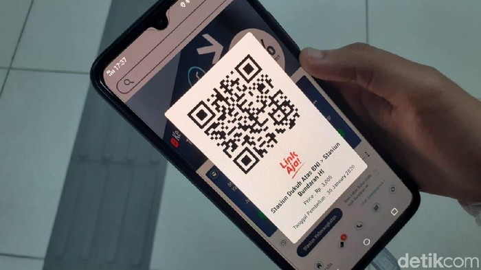 QR code MRT Jakarta