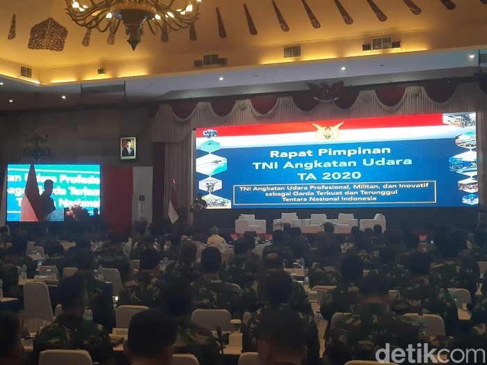 Rapim TNI AU 2020 (Yogi Ernes/detikcom)