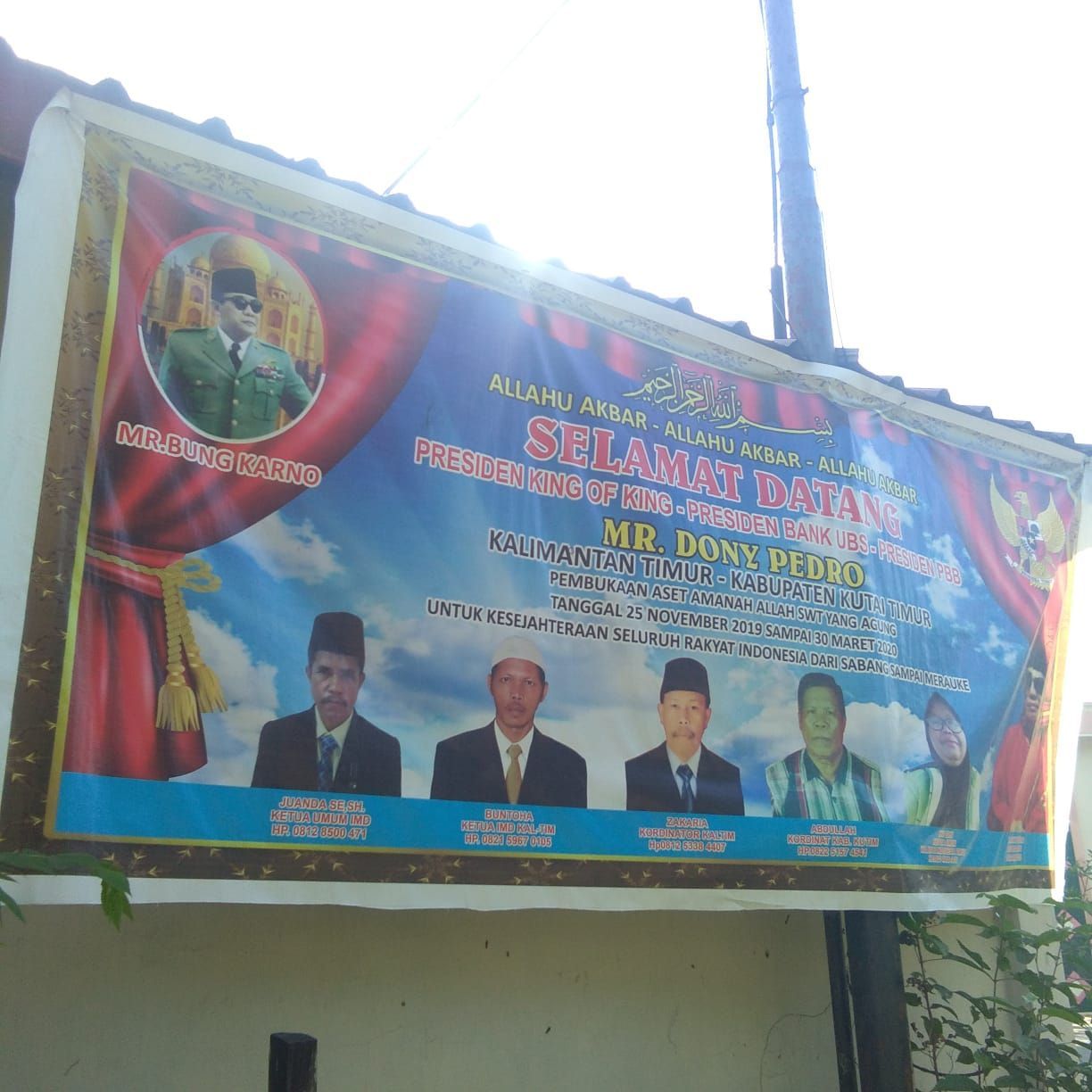 DOK. Polres Kutai Timur/ Spanduk King of The King di Kutai Timur Kaltim