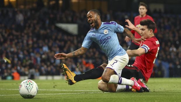 MU kalahkan Man City 1-0, namun tetap gagal ke final Piala Liga Inggris.