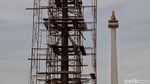 Melihat Lagi Proyek Revitalisasi Monas yang Dihentikan Sementara