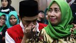 Momen Kebahagiaan Ibunda Sambut Kebebasan Lutfi