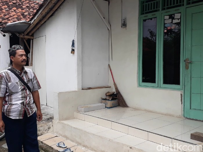 Rumah keluarga Raden Rangga di Brebes, Kamis (30/1/2020).