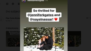 Melinda Gates, ibu Jennifer, pun mengucapkan selamat. Foto: Instagram