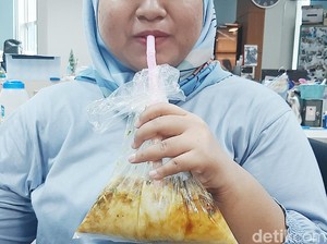 Masih Berdebat Bubur Diaduk atau Tidak? Ini Sekte Baru, Bubur Disedot!