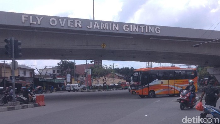 Datuk Haris Molana-detikcom/ Flyover Jamin Ginting Medan