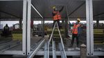 Melihat Progres Pembangunan Rumah Sakit Khusus Pasien Virus Corona
