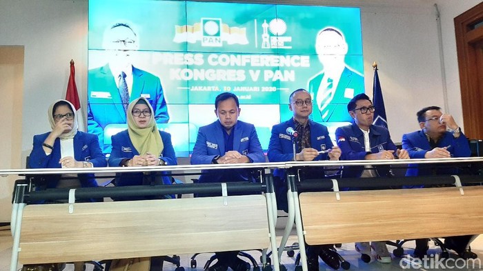 Konferensi pers PAN (Lisye Sri Rahayu/detikcom)