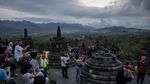 Foto: Megahnya Borobudur yang Lagi Viral akibat Gunung Lancip