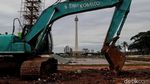 Melihat Lagi Proyek Revitalisasi Monas yang Dihentikan Sementara