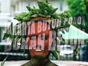 Walhi Demo Kantor Anies Gara-gara Revitalisasi Monas
