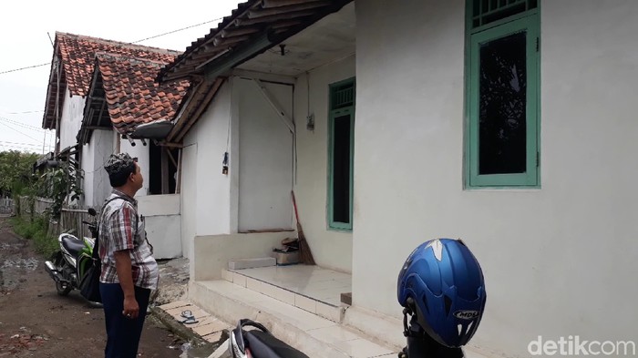 Rumah keluarga Raden Rangga di Brebes, Kamis (30/1/2020).