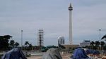 Melihat Lagi Proyek Revitalisasi Monas yang Dihentikan Sementara