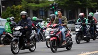 Tilang elektronik ini diberlakukan di 45 titik ruas Jalan Sudirman-Thamrin.