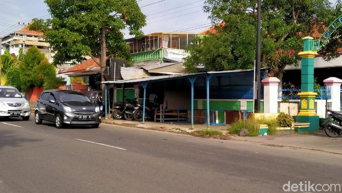 Lokasi pemotor yang adang mobil di Klaten, Jumat (31/1/2020).