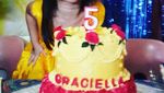 Imut! Ini Graciella Abigail, Aktris Miracle in Cell No.7 Saat Tiup Kue Ultah