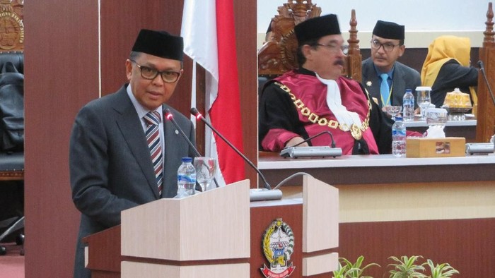 Gubernur Sulawesi Selatan (Sulsel) Nurdin Abdullah (Noval Dhwinuari Antony/detikcom)