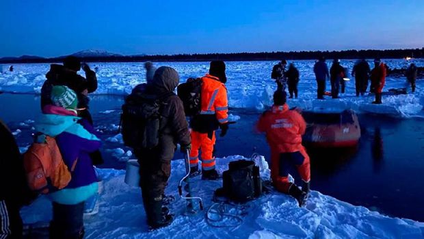 Kisah Penyelamatan Dramatis Nelayan Rusia dari Es yang Mencair